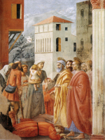 Masaccio: Death of Ananias