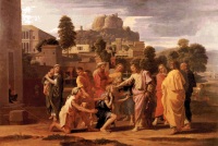 Nicolas Poussin: The Healing of the Blind of Jericho