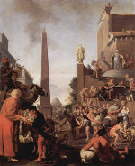 Bartholomeus Breenbergh: Joseph Distributing Corn in Egypt