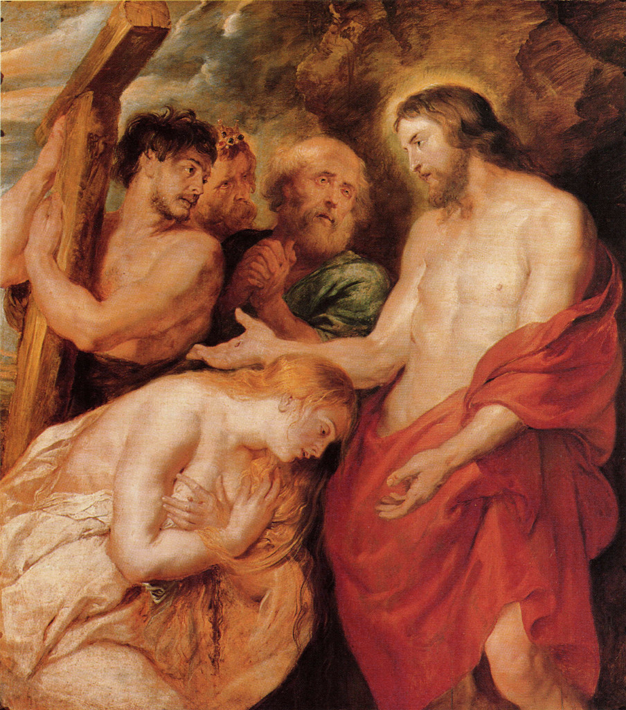 Christ and the penitent sinners by Peter Paul Rubens, Luke 23:26-43, Bible.Gallery