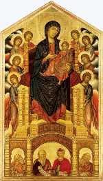 Cimabue: Madonna in Maestà (Trinità)