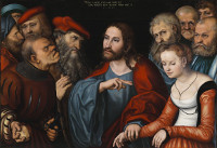 Lucas Cranach the Elder: Jesus and the Adulteress