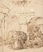 Rembrandt Harmensz. van Rijn: Daniel in the Lions' Den