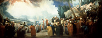 Jacob de Wit: Moses chooses seventy elders (1737)