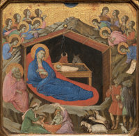 Duccio di Buoninsegna: The Nativity (Maestà)