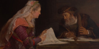 Arent de Gelder: Esther and Mordecai Writing the Second Letter of Purim