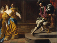 Artemisia Gentileschi: Esther before Ahasuerus