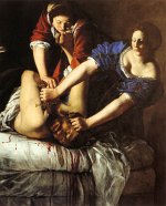 Artemisia Gentileschi: Judith Beheading Holofernes (Naples)