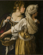 Artemisia Gentileschi: Judith, Her Maid and Holofernes' Head (Florence)