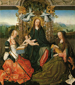 Goswin van der Weyden: Madonna with child and saints