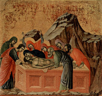 Duccio di Buoninsegna: The Entombment (Maestà)