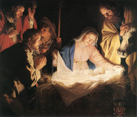 Gerard van Honthorst: Adoration of the Shepherds (1622)