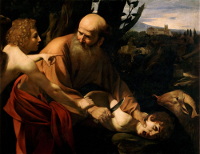 Caravaggio: The Sacrifice of Isaac (1603)