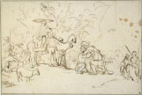 Rembrandt Harmensz. van Rijn: The Reconciliation of Jacob and Esau