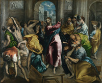 El Greco: Scourging the Moneychangers from the Temple