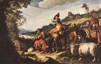 Pieter Lastman: Abraham on the Way to Canaan