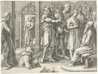 Lucas van Leyden: Joseph tells his dreams to Jacob