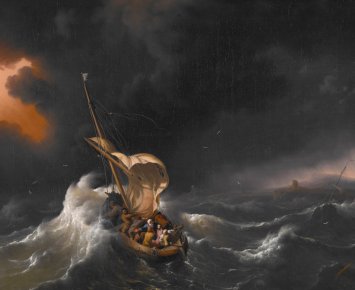 Ludolf Backhuysen: The Storm on the Sea of Galilee Ludolf Backhuysen: The Storm on the Sea of Galilee