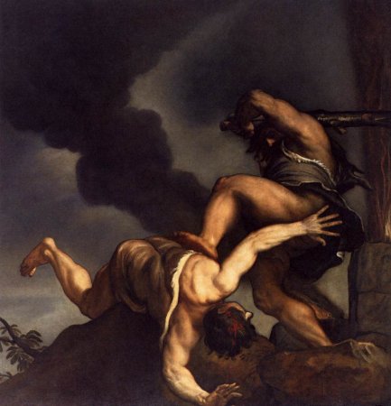 Image result for Titian - Cain slays Abel