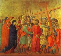 Duccio di Buoninsegna: Way to Calvary (Maestà)