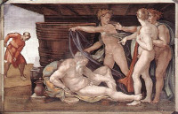 Michelangelo Buonarroti: Noah's Drunkenness