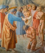 Masaccio: The Baptism of the Neophytes