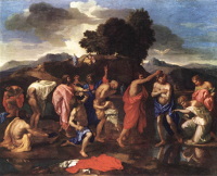 Nicolas Poussin: Seven sacraments: baptism