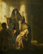 Rembrandt Harmensz. van Rijn: Simeon's Prophecy to Mary