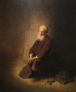 Rembrandt Harmensz. van Rijn: St. Peter Kneeling