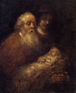 Rembrandt Harmensz. van Rijn: Simeon's Song of Praise (1669)