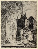 Rembrandt Harmensz. van Rijn: Peter and John at the Temple Gate