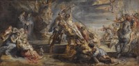 Peter Paul Rubens: Raising of the Cross (Toronto)