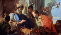 Giovanni Battista Tiepolo: Pharaoh gives his ring to Joseph
