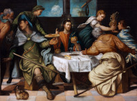 Il Tintoretto: Supper at Emmaus