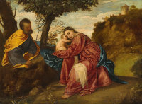 Titian: Rest on the Flight into Egypt