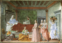 Domenico Ghirlandaio: The Birth of John the Baptist