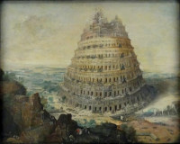 Lucas van Valckenborch: The tower of Babel (1568)
