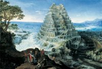 Lucas van Valckenborch: The tower of Babel (1595)