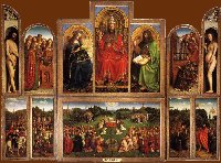 Jan van Eyck: The Ghent altarpiece (opened)