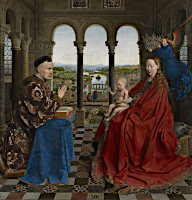 Jan van Eyck: The Virgin of Chancellor Rolin