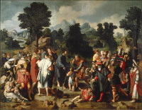 Lucas van Leyden: The Healing of the Blind of Jericho