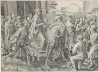 Lucas van Leyden: Mordecai's Triumph