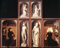 Rogier van der Weyden: The Last Judgment - reverse side