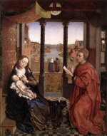 Rogier van der Weyden: St Luke Drawing the Virgin