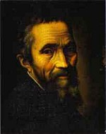 portrait of Michelangelo Buonarroti